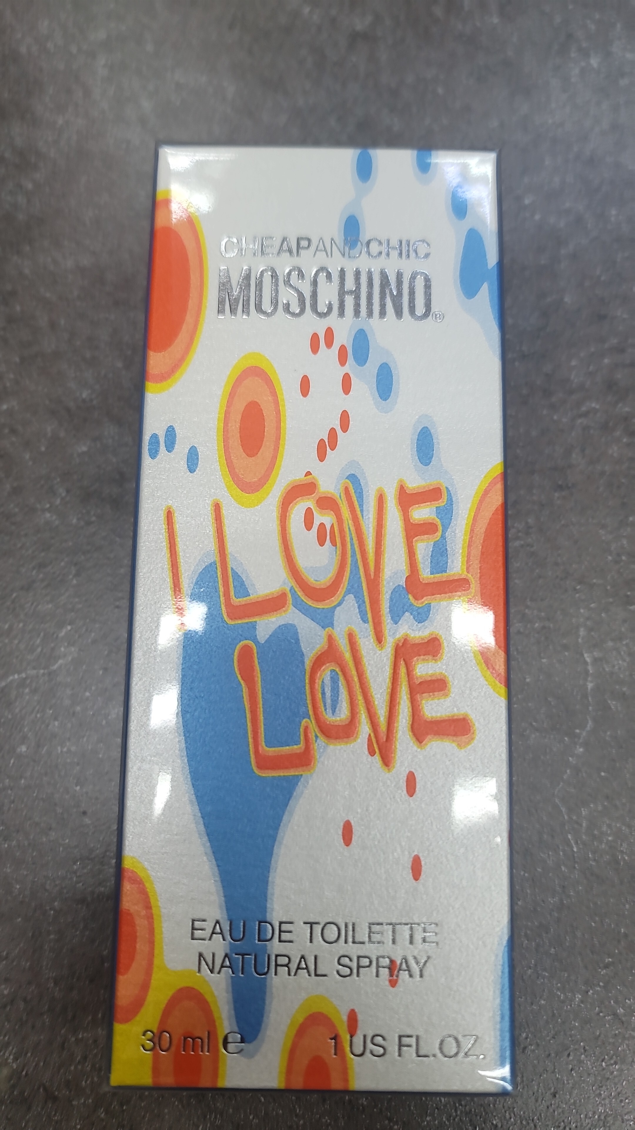 Cd10021  LOVE CHEAPANCHIC MOSCHINO EAU DE TOILETTE NATURAL SPRAY  30ml