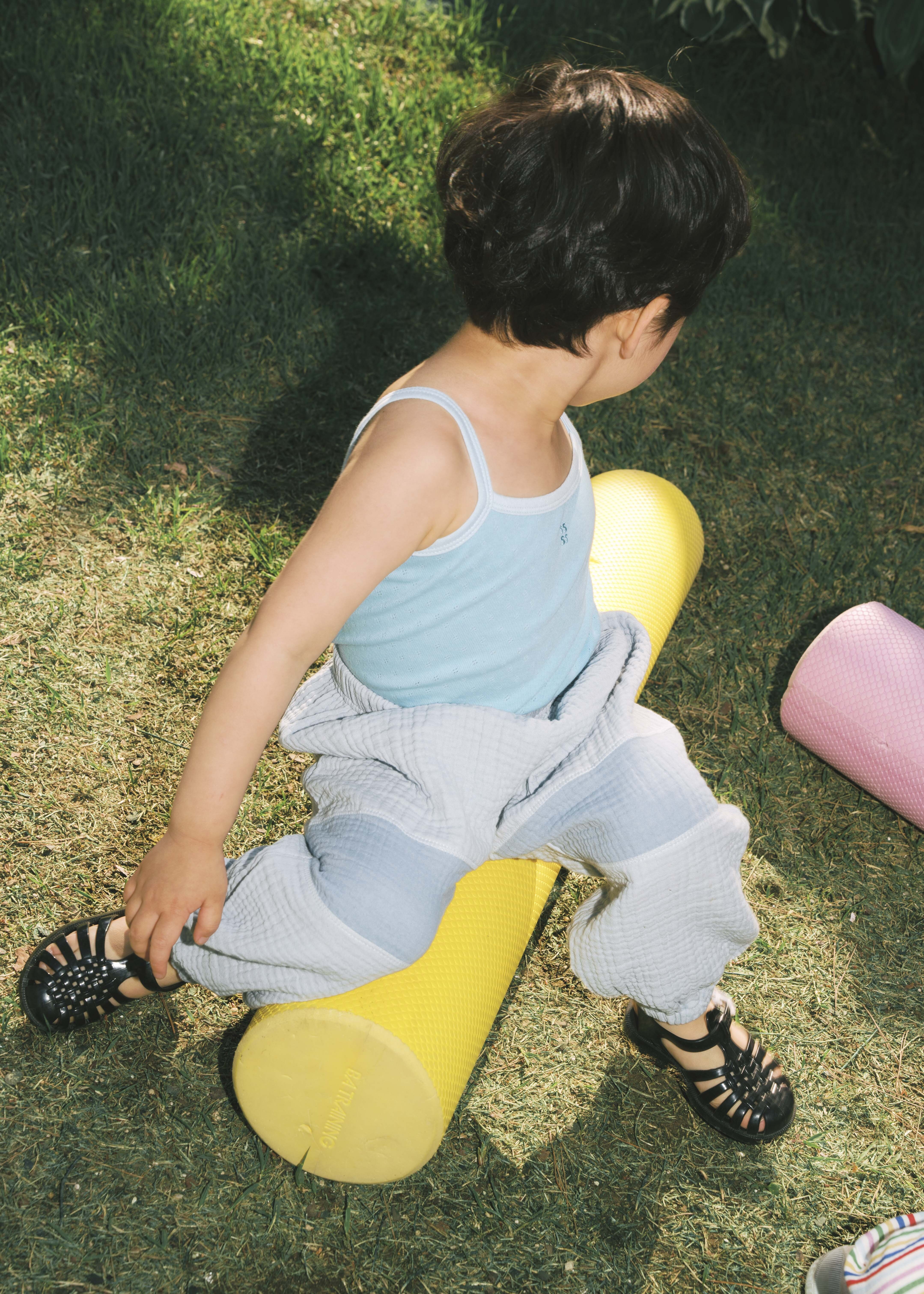 細肩背心 (藍色)