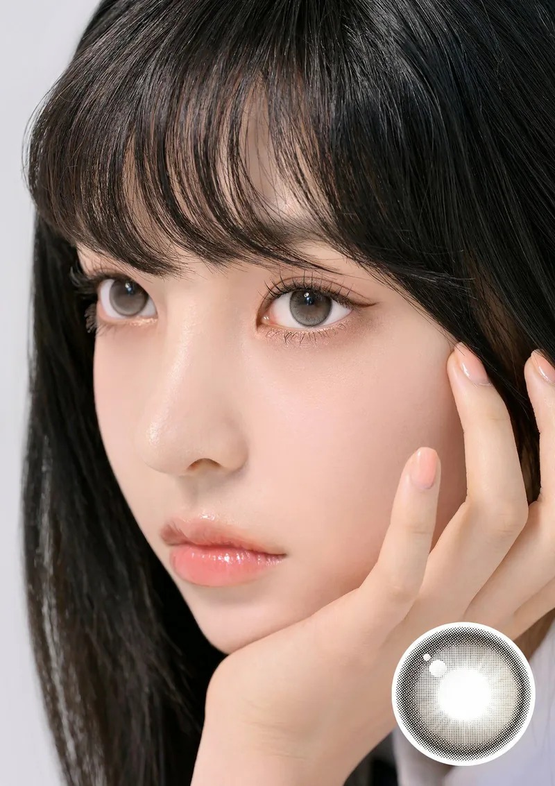 CHUU LENS Daisy Shower 1 Day Pure Gray 純淨灰｜日拋彩妝隱形眼鏡｜每盒10片