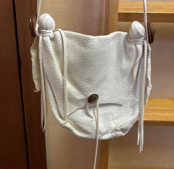 BOWWOW DEER SKIN BAG LEATHER - WHITE PRE ORDER ITEM (預訂中)