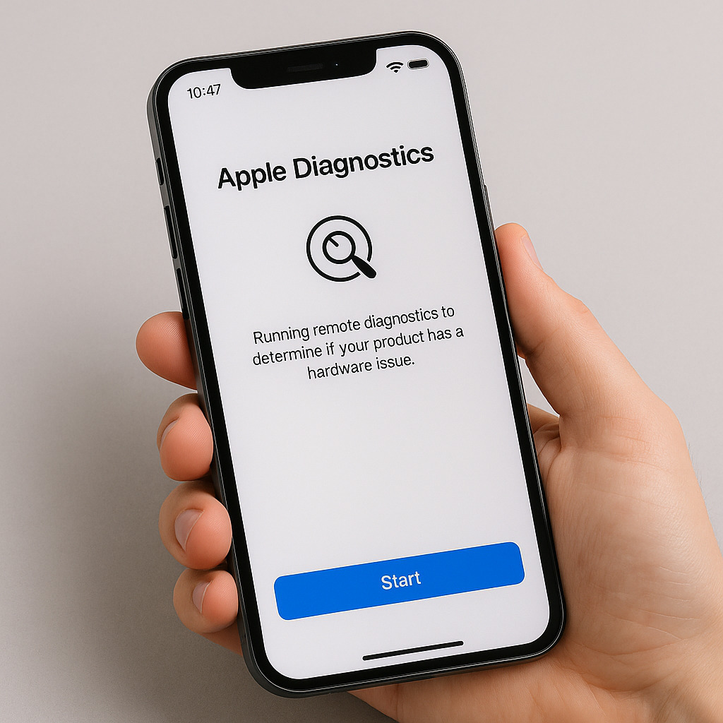Apple 原廠診斷工具畫面