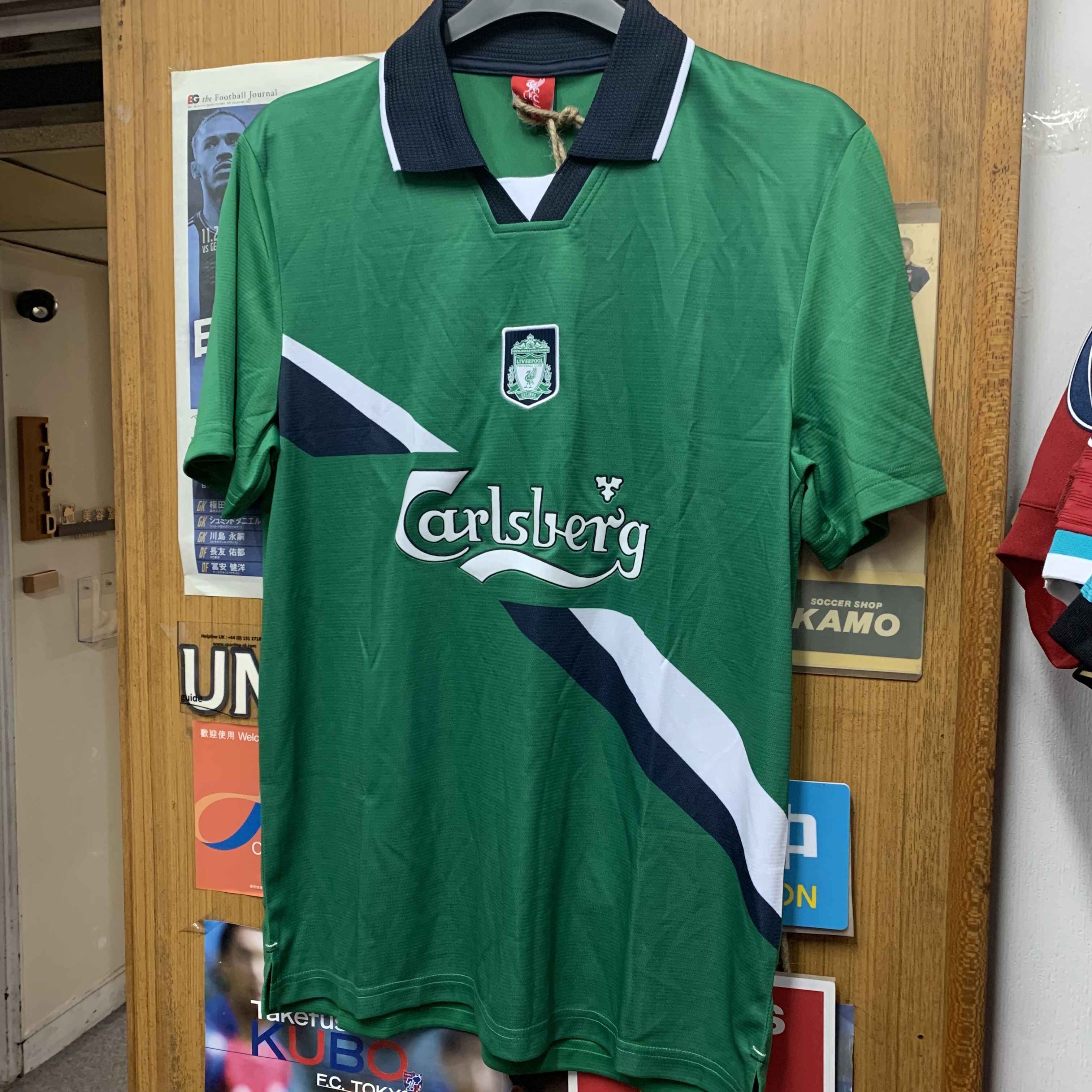 1999 Liverpool Retro Carlsberg Away Shirt with 28 GERRARD
