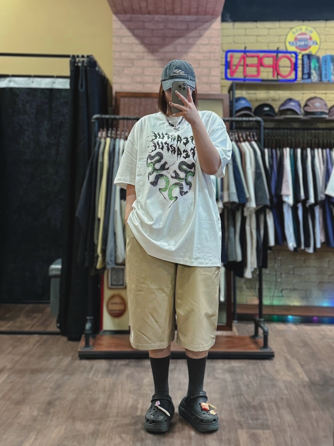 毒蛇絮語水洗短TEE