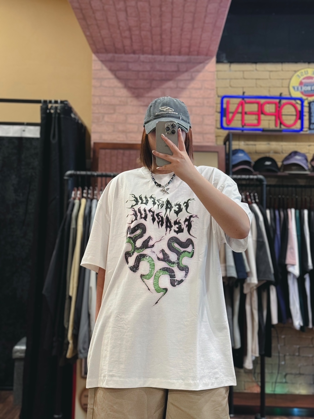 毒蛇絮語水洗短TEE