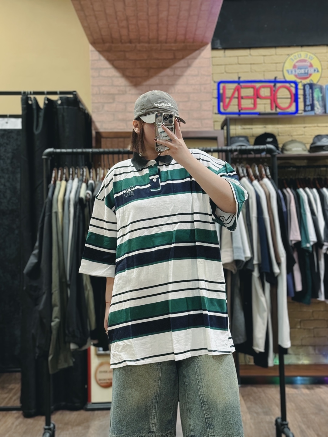 Chicano西海岸條紋POLO衫