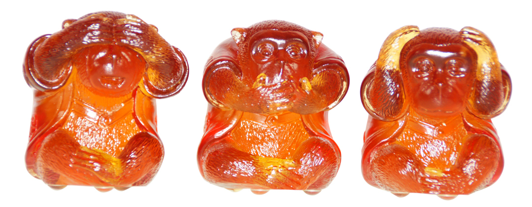 琉璃擺件｜三非引福寓意深遠 居家開運收藏首選