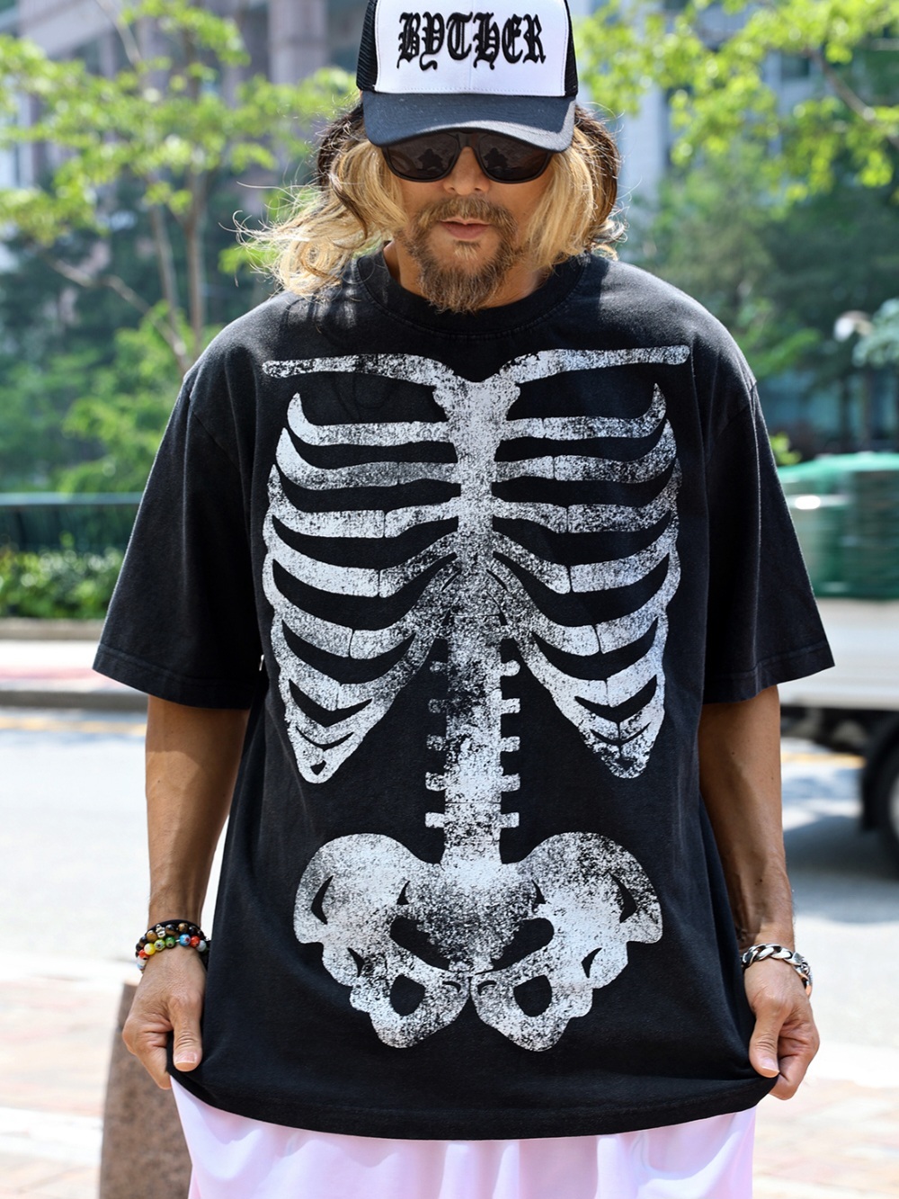 圓點骨頭短袖T恤