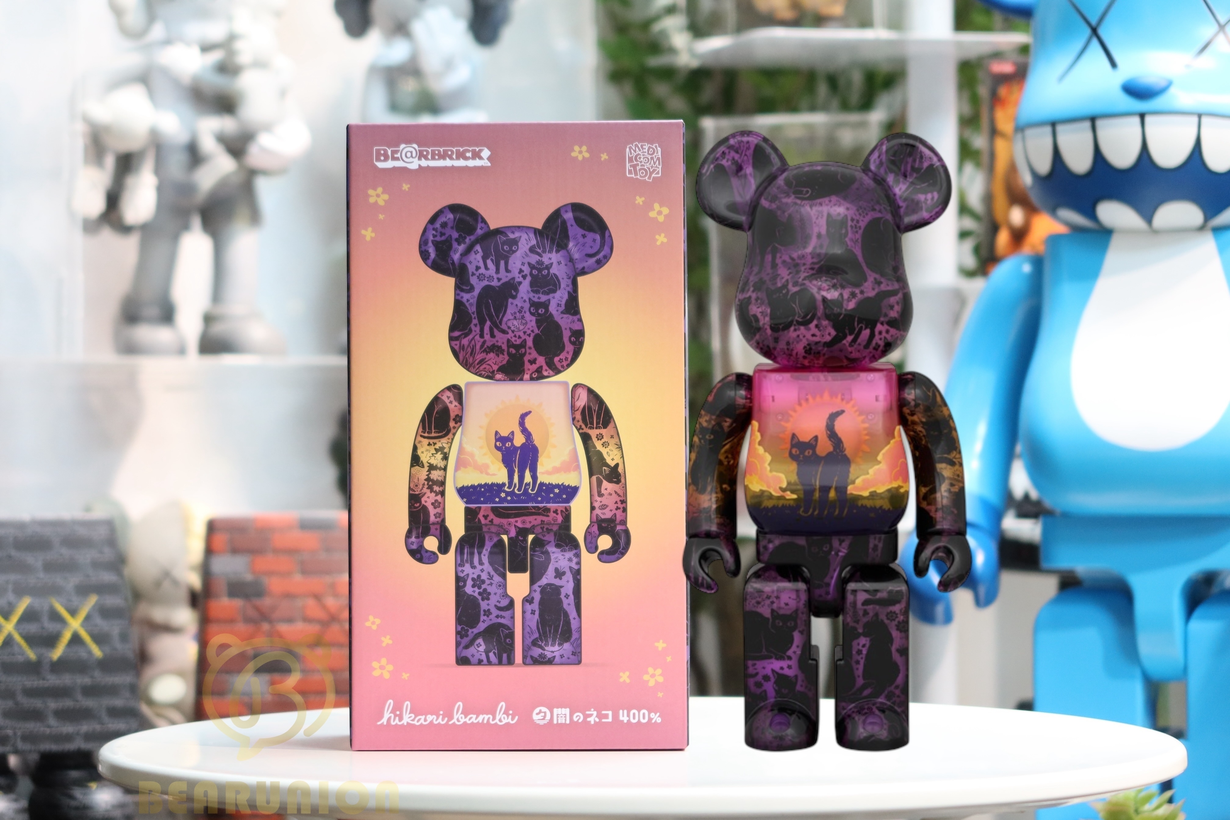 🎏預訂🎏Beabrick 400％ 夕闇のネコ