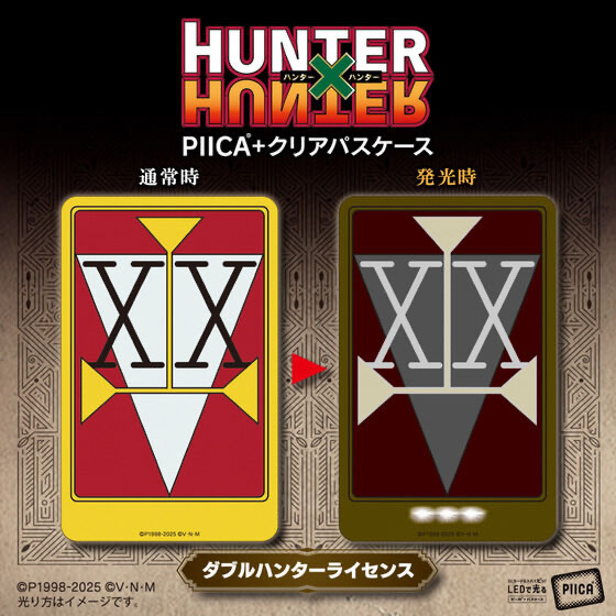 238081 Pbandai 預訂 2026/2月 HUNTER×HUNTER　PIICA＋クリアパスケース　ダブルハンターライセンス