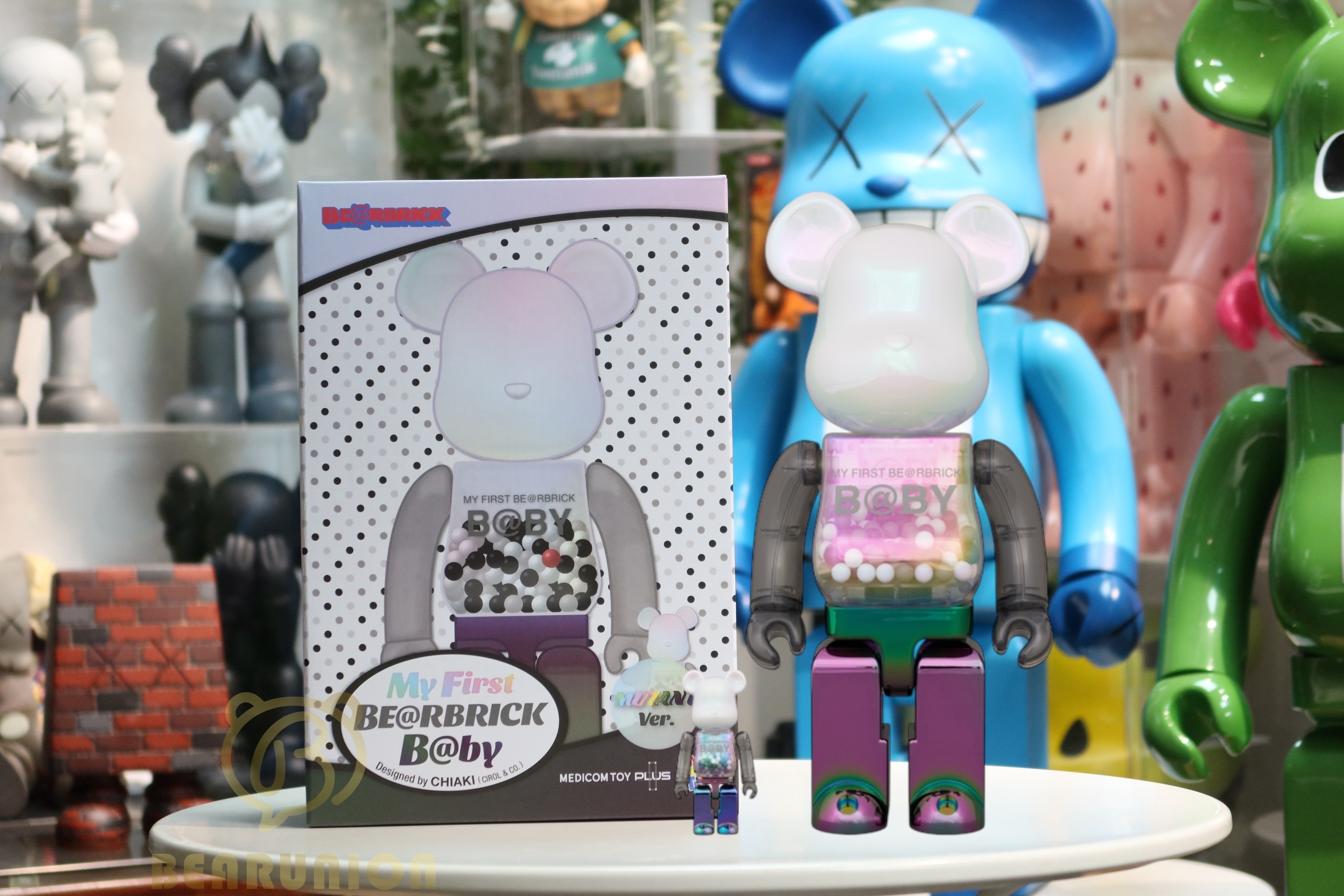 🎏 預訂🎏Beabrick 400% 100% MY FIRST BE@RBRICK B@BY MUTANT