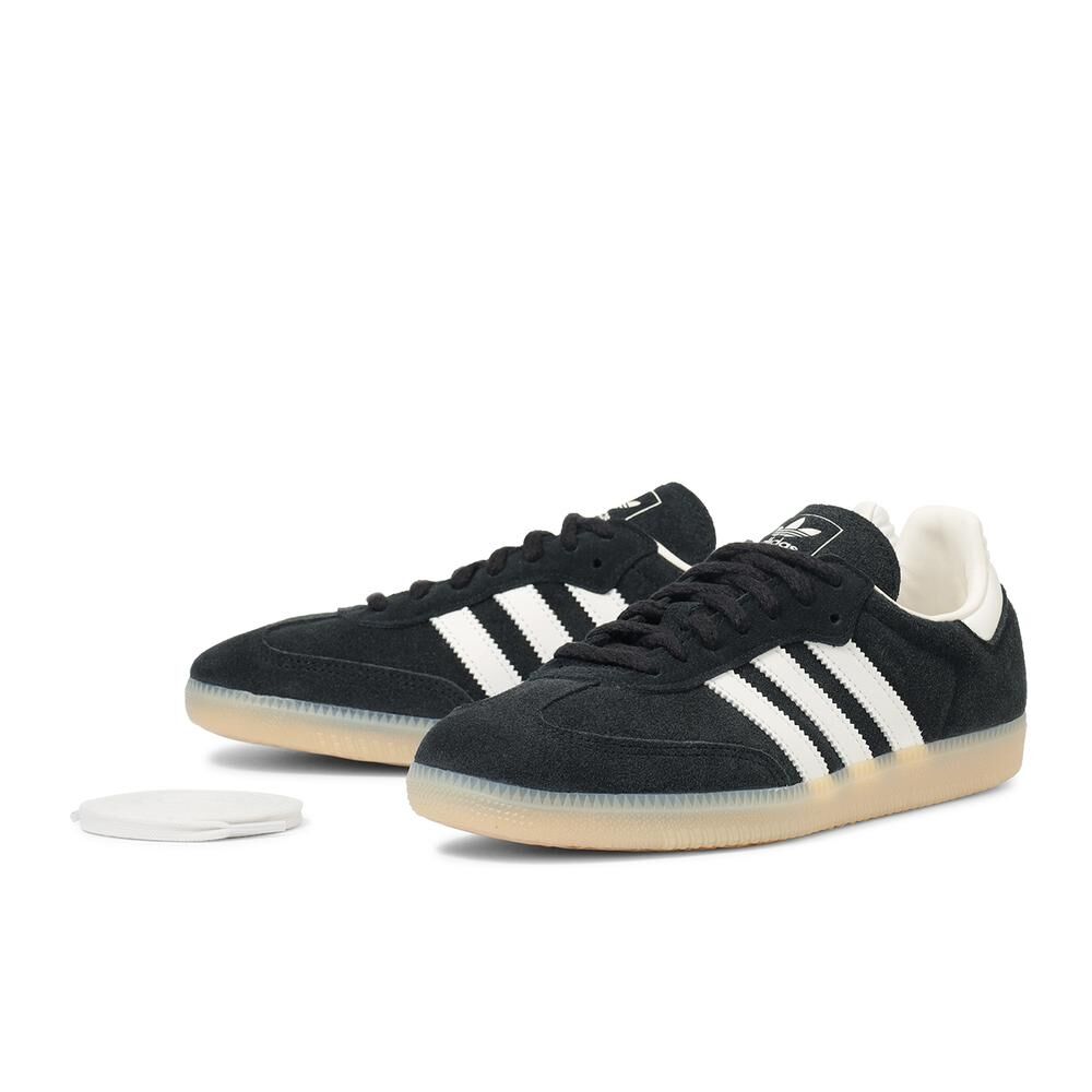 Adidas Originals Samba OG 日本新款 黑奶油 粗鞋帶 麂皮 復古鞋 JR2015