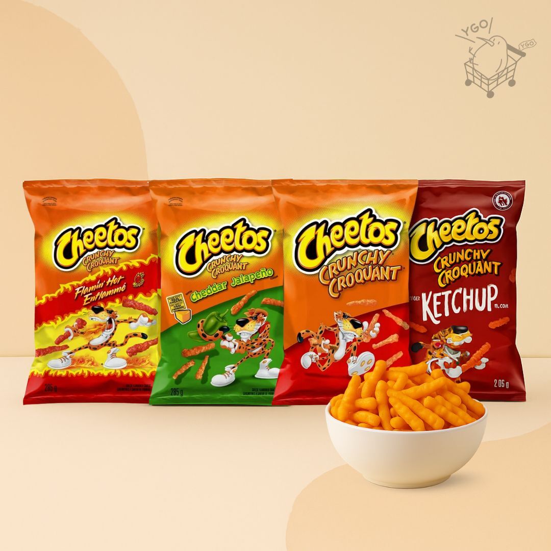 Cheetos 奇多 酥脆起司點心 - 四種口味