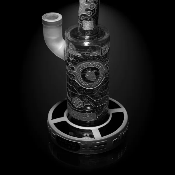 🇺🇸 Milkyway - CLear Hybrid Engine Dab Rig 玻璃水煙壺（23cm）