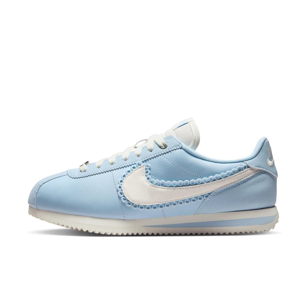 Nike Cortez LTR 日本新款 寶寶藍 天藍 花邊 白色 勾勾 阿甘鞋 IH3574-441