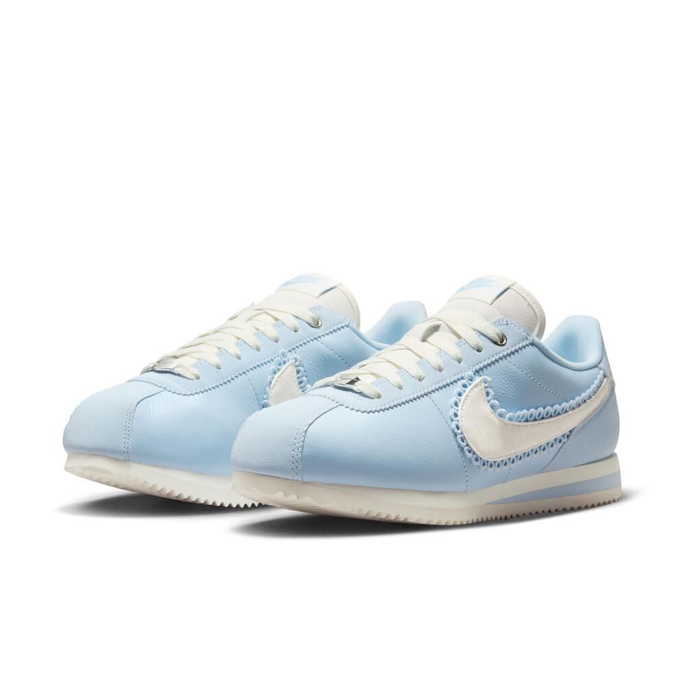 Nike Cortez LTR 日本新款 寶寶藍 天藍 花邊 白色 勾勾 阿甘鞋 IH3574-441