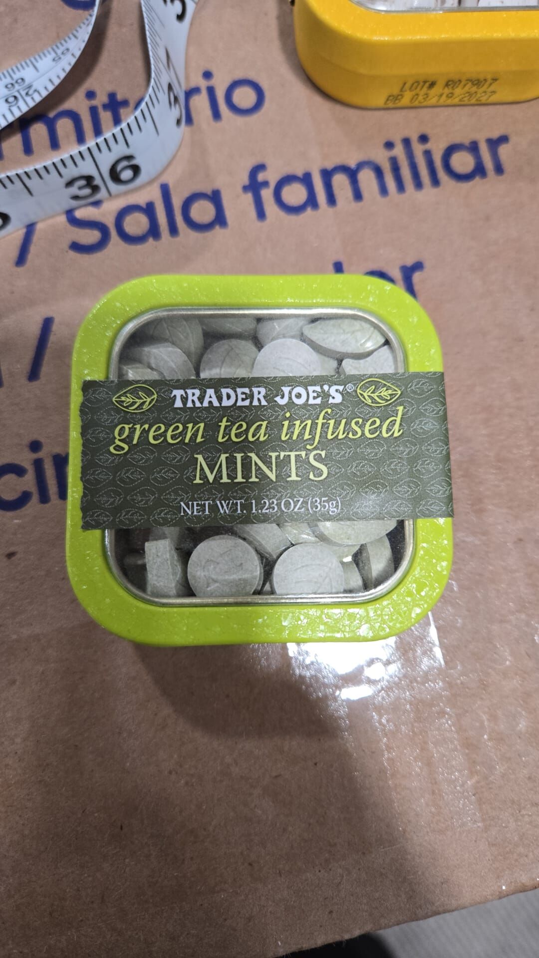 [USW] TRADER JOE'S GREEN TEA INFUSED MINTS, 960045 (UZZ799)