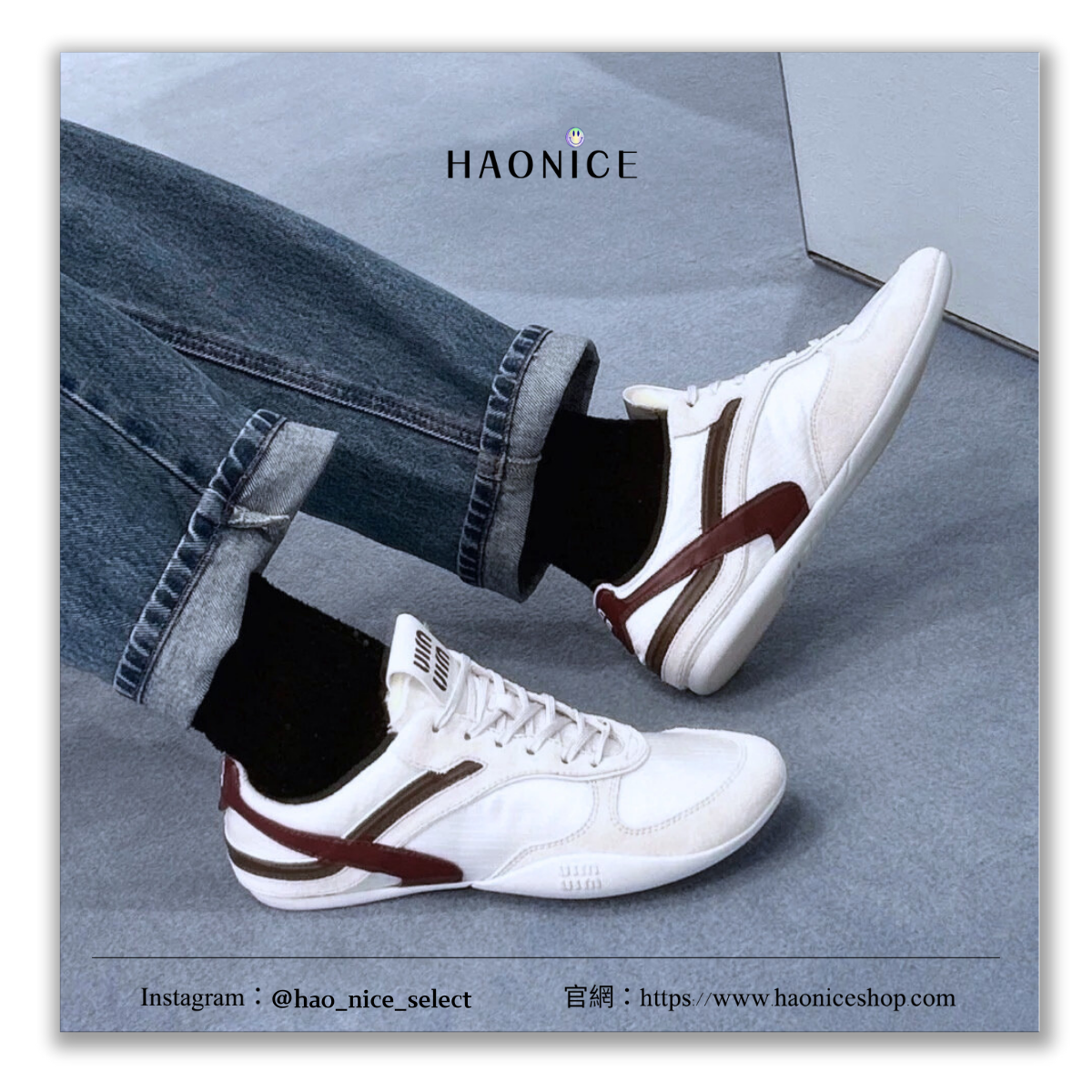 【HAO NICE】100%正品 MIUMIU 義大利精品🇮🇹拼接風跳色運動鞋 布鞋