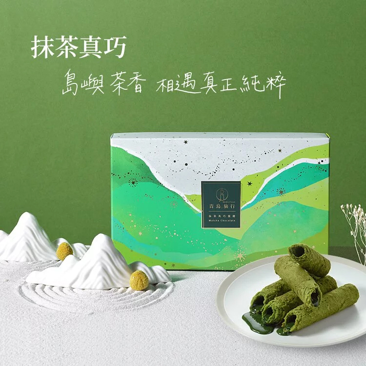 【青鳥旅行】抹茶真巧蛋捲8入