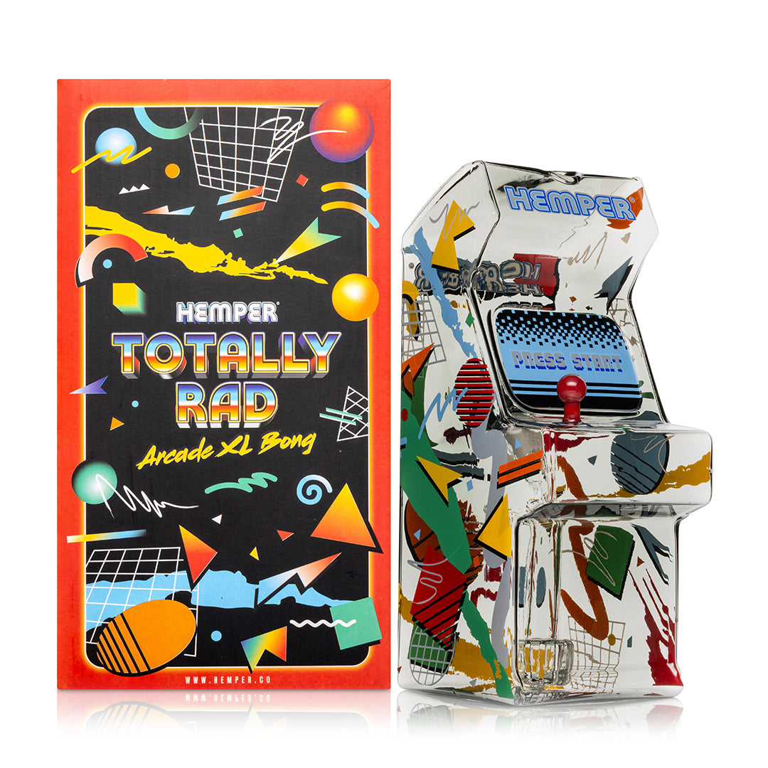Hemper Arcade Bong & Controller - 經典街機造型琉璃水煙壺 M & XL - 遊戲搖桿水煙斗
