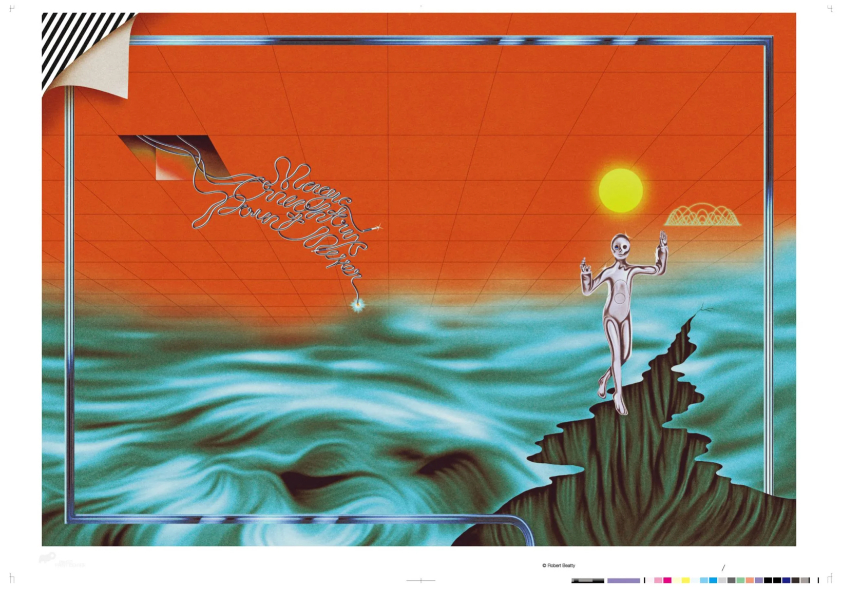 ParCO PRINt CENTER Poster 2020 distance Oneohtrix Point Never x Robert Beatty