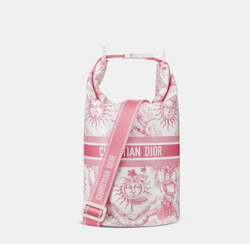 Dior Diorviera Travel Bucket Bag Pink