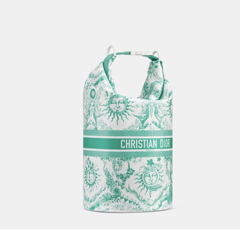 Dior Diorviera Travel Bucket Bag Green