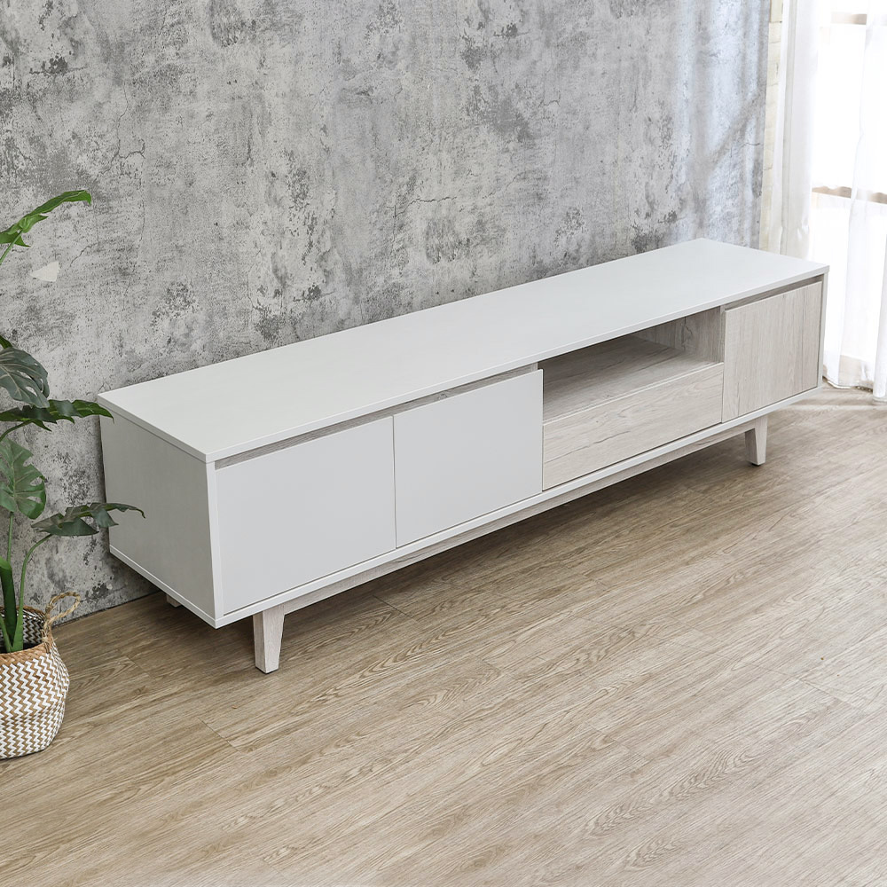 克萊妮6尺三門單抽電視櫃/長櫃/視聽櫃