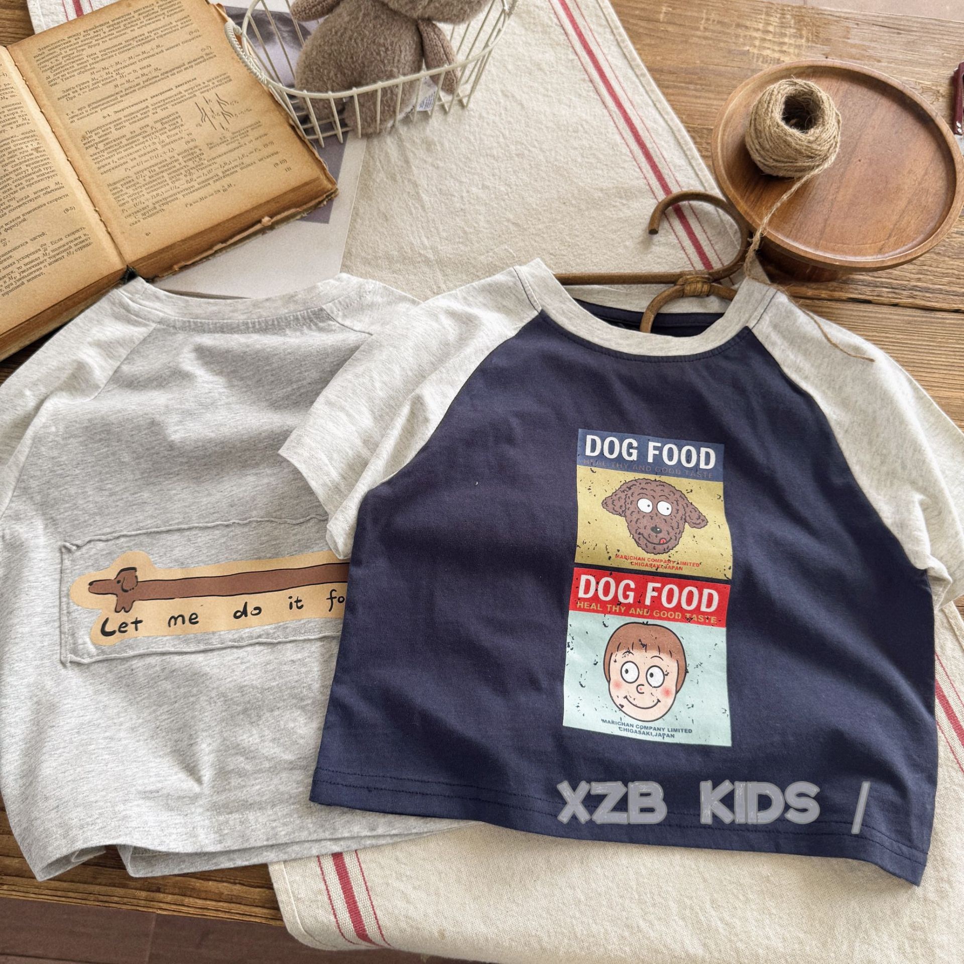 可愛dog food上衣