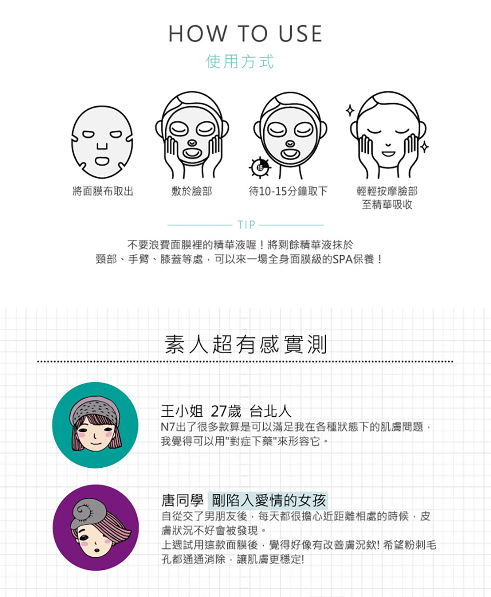 霓淨思Neogence 近距離美肌調理面膜 (4片)