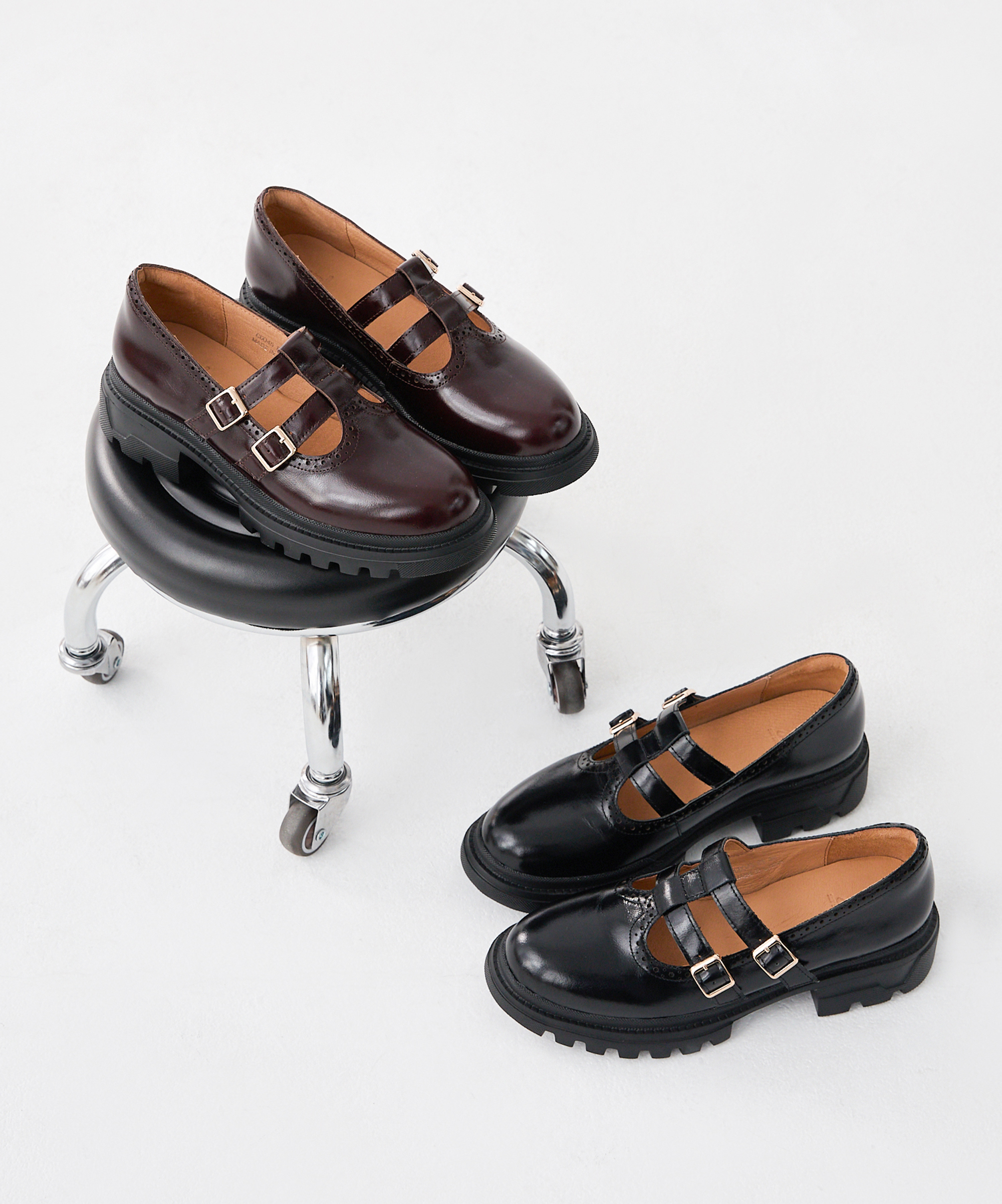 Wanda輕質厚底瑪麗珍鞋(兩色)