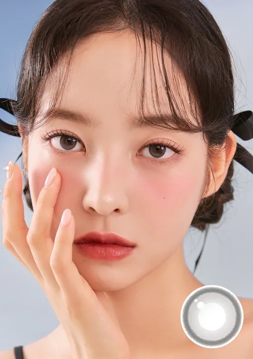 CHUU LENS Aery Rose 1 Day Lucid Gray 琉璃灰｜日拋彩妝隱形眼鏡｜每盒10片