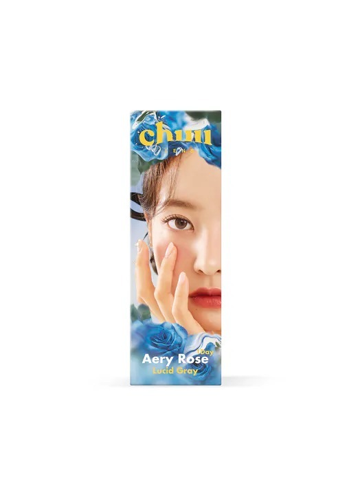 CHUU LENS Aery Rose 1 Day Lucid Gray 琉璃灰｜日拋彩妝隱形眼鏡｜每盒10片