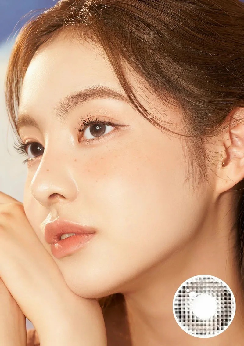 CHUU LENS Aube Pie 1 Month Moon Brown 月光棕｜月拋彩妝隱形眼鏡｜每盒2片