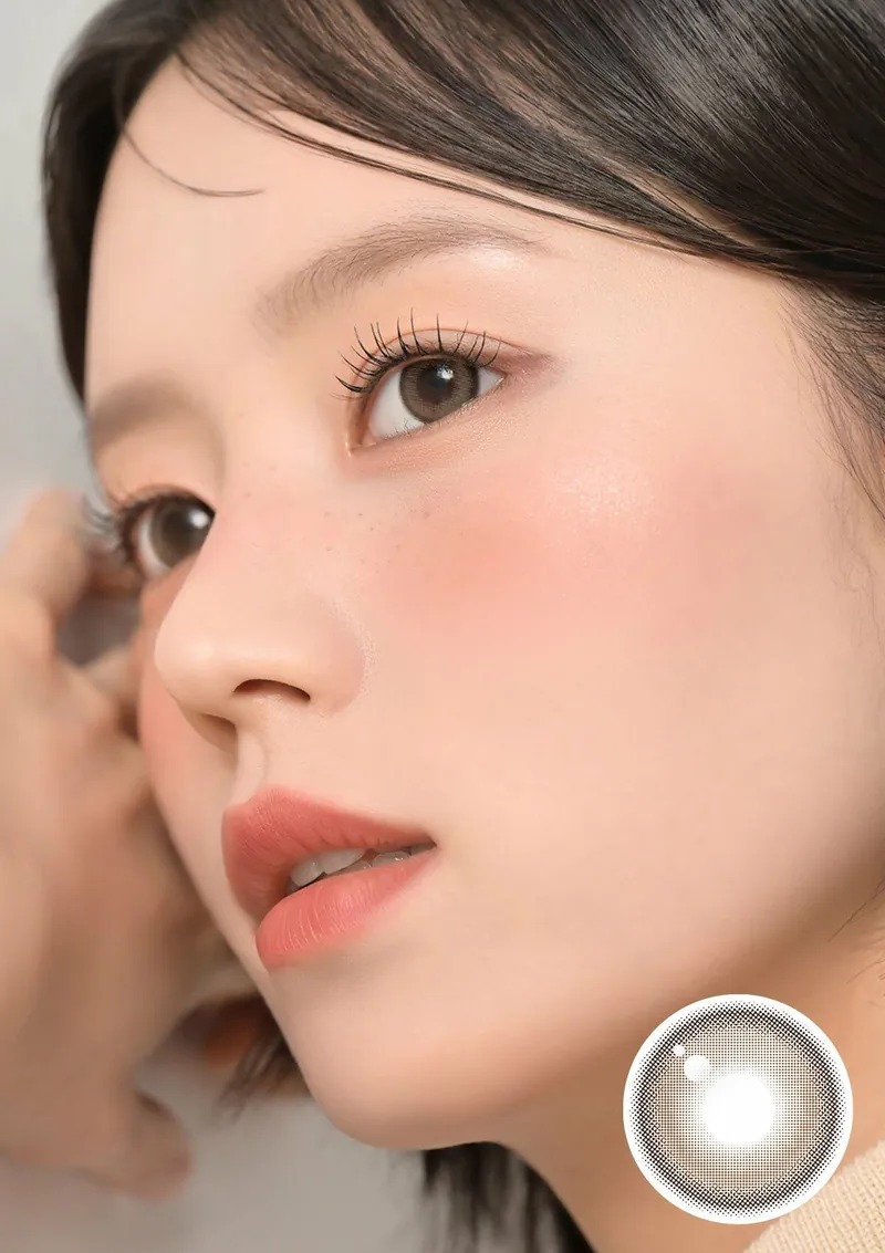 CHUU LENS Milk & Tea 1 Month Cream Mocha 奶油摩卡｜月拋彩妝隱形眼鏡｜每盒2片