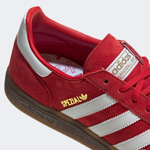 Adidas Handball Spezial FV1227 男女 休閒鞋 經典 復古 德訓鞋 麂皮 金標 正紅色