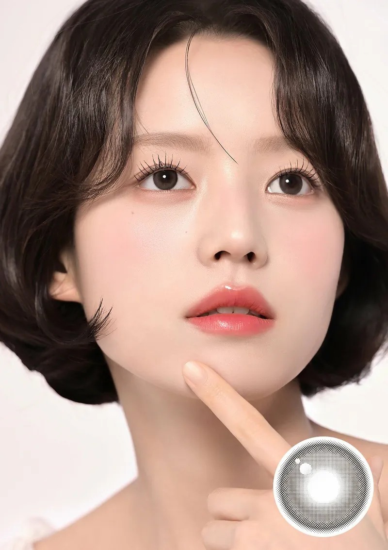 CHUU LENS Milk & Tea 1 Month Cream Choco 奶油可可｜月拋彩妝隱形眼鏡｜每盒2片