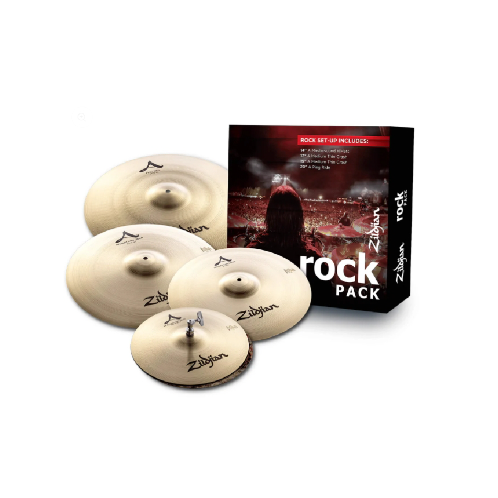 Zildjian Zildjian / A Rock Cymbal Pack 銅鈸套鈸組 (A0801R) — 三峽鼓 / 打擊｜YA! 玩音樂