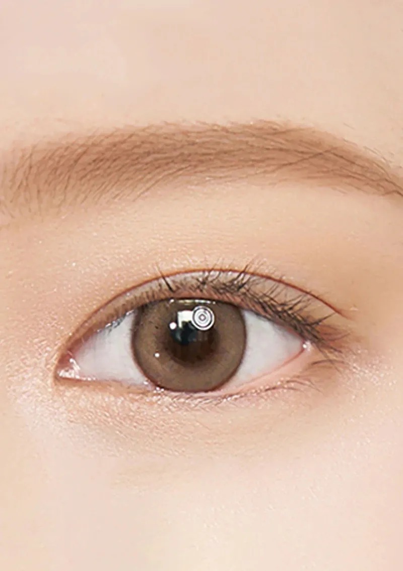 CHUU LENS Milk & Tea 1 Month Cream Brown 奶油棕｜月拋彩妝隱形眼鏡｜每盒2片