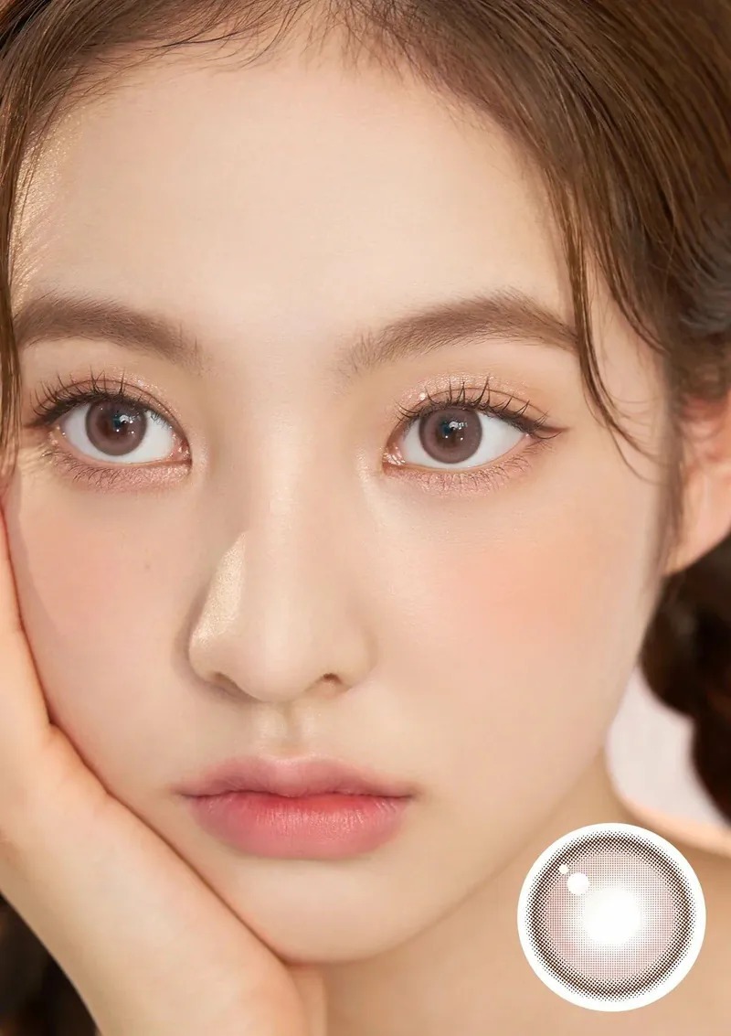 CHUU LENS Milk & Tea 1 Month Cream Pink 奶油粉｜月拋彩妝隱形眼鏡｜每盒2片