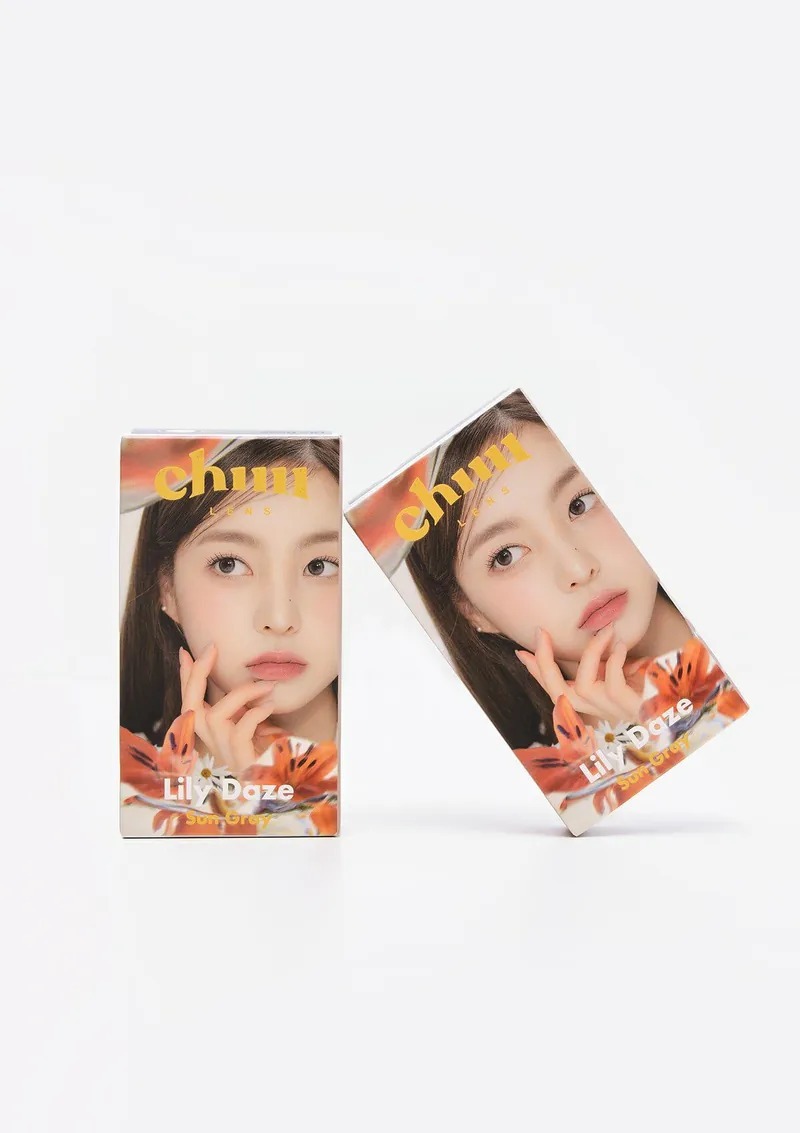 CHUU LENS Lily Daze 1 Month Sun Gray 暖陽灰｜月拋彩妝隱形眼鏡｜每盒2片