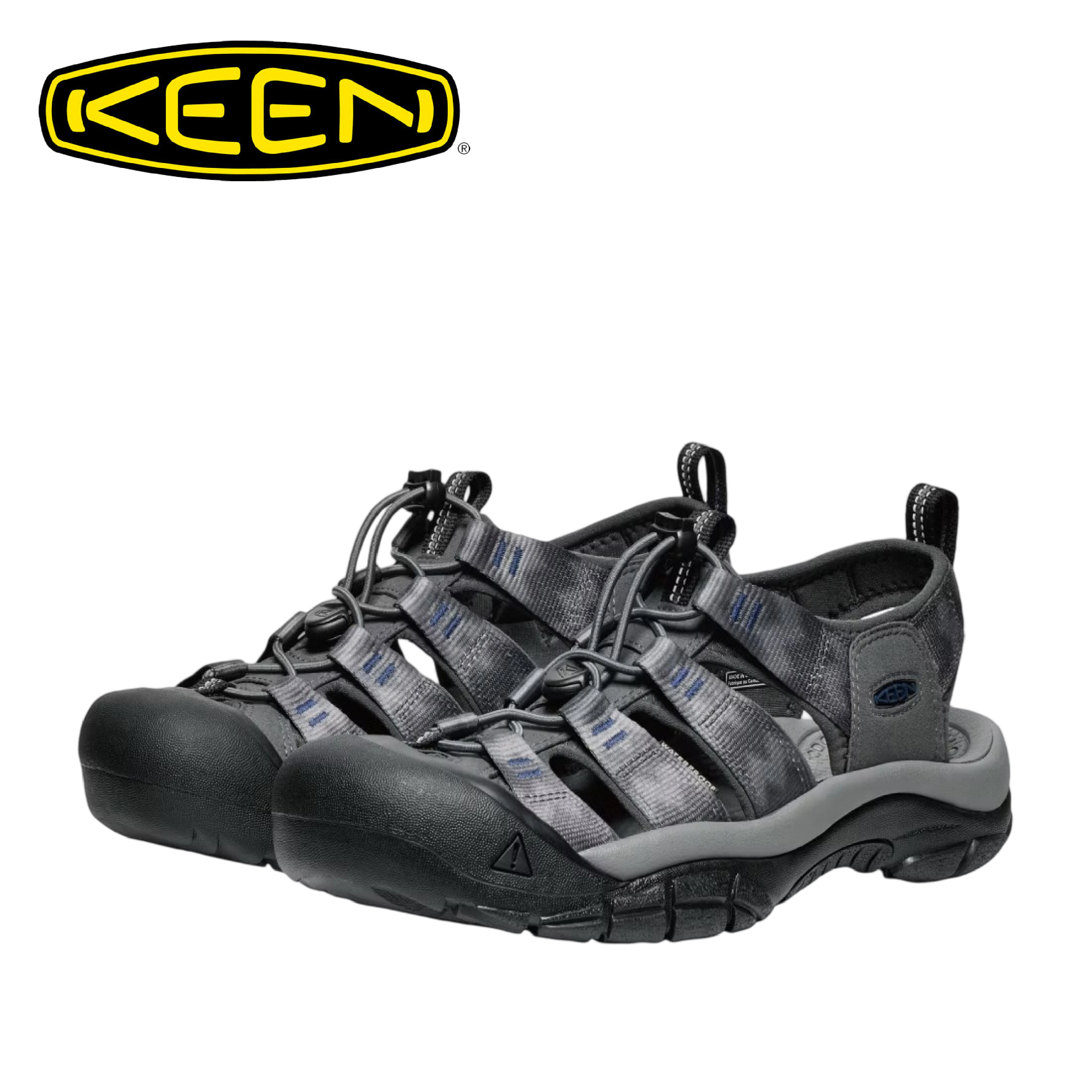 KEEN 美國 NEWPORT H2 水陸兩用護趾涼鞋 男款 (深灰色/灰色) 30K30672