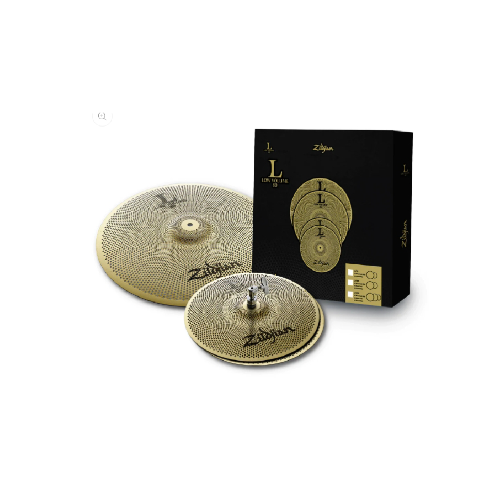 Zildjian Zildjian / L80 Low Volume Cymbal Pack 銅鈸套鈸組 (LV38) — 三峽鼓 / 打擊｜YA! 玩音樂