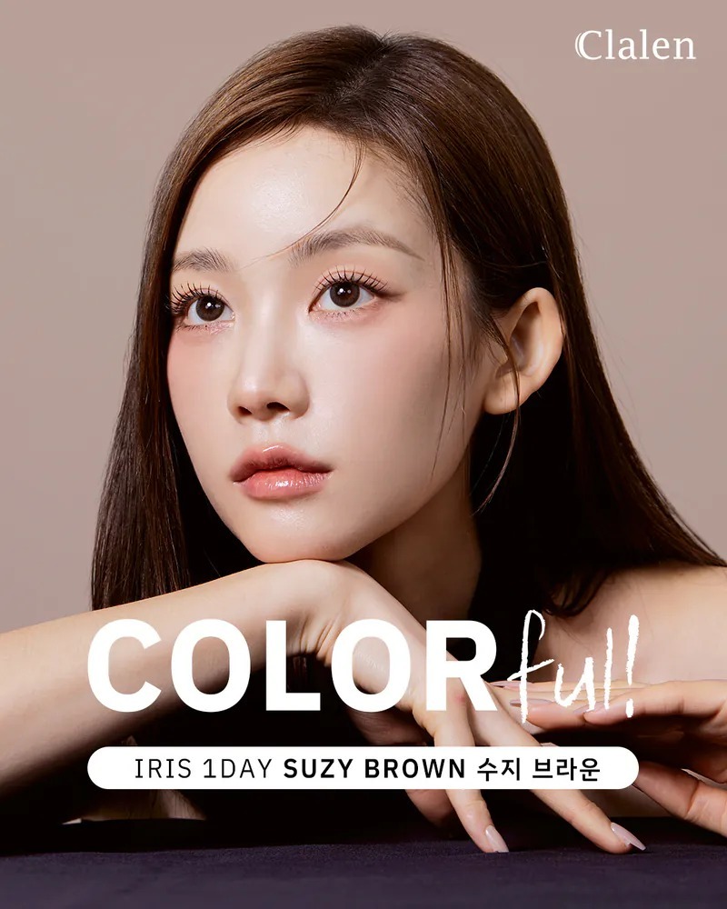 Clalen Iris 1 Day Suzy Brown 秀智啡｜日拋彩妝隱形眼鏡｜每盒30片