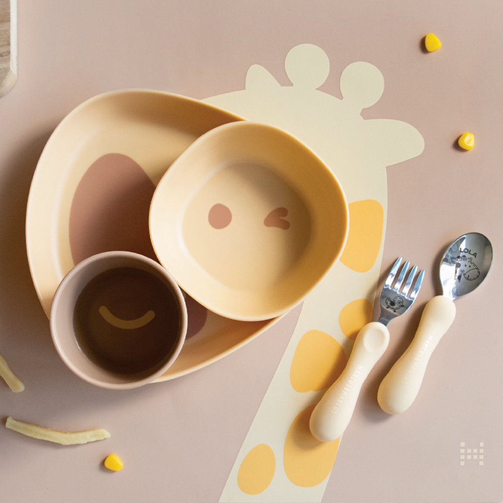 Marcus＆Marcus 環保rPET兒童防滑學習餐具4件組
