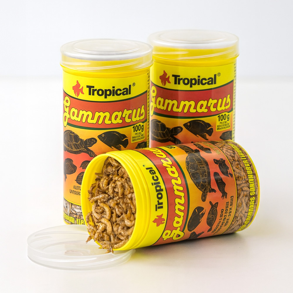 Tropical高蛋白乾蝦採用急速冷凍乾燥技術，完整保留蝦子營養，蛋白質含量高且嗜口性佳