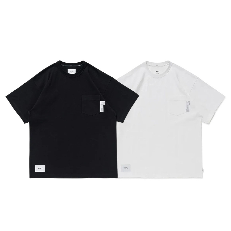 Wtaps Insect / Ss / Cotton 素色打底短袖 白 / 黑 251ATDT-CSM15
