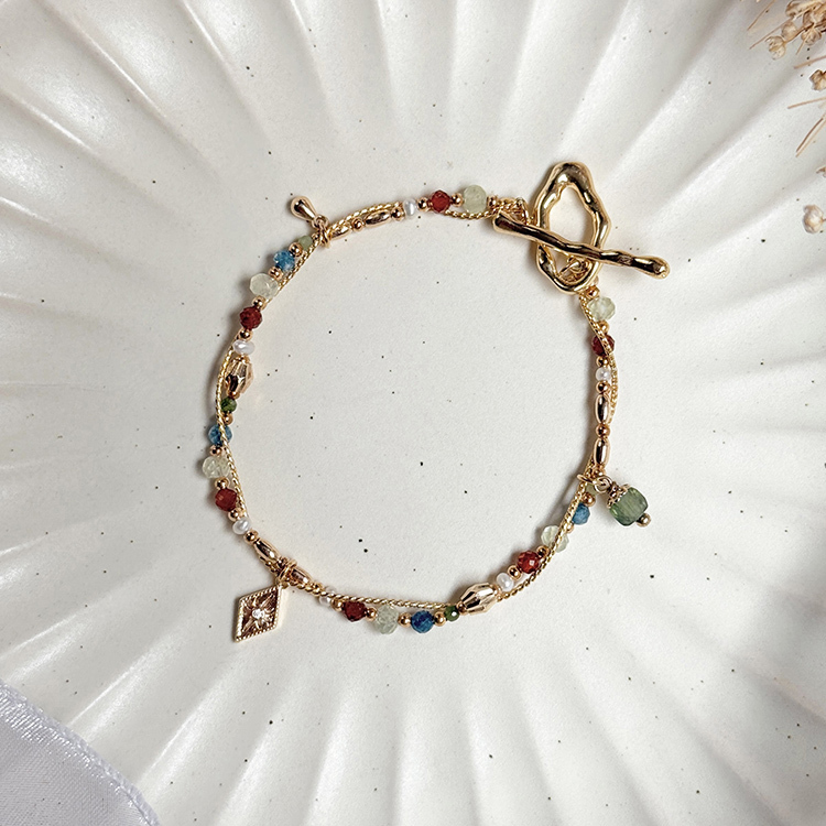 生日花 • 拾貳月拾壹 • 阿拉伯松 – 葡萄綠碧璽 – 手鍊