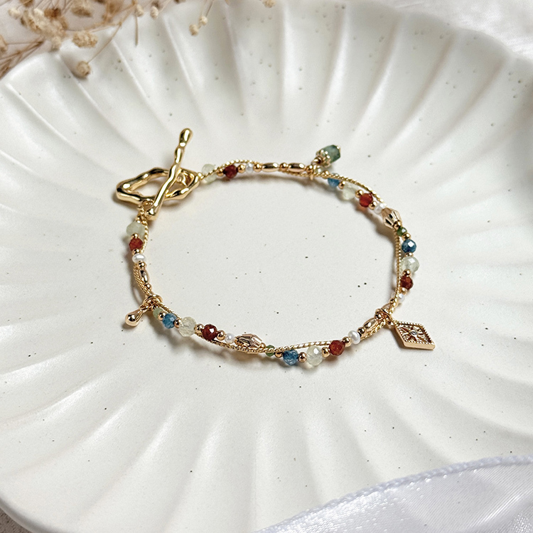 生日花 • 拾貳月拾壹 • 阿拉伯松 – 葡萄綠碧璽 – 手鍊