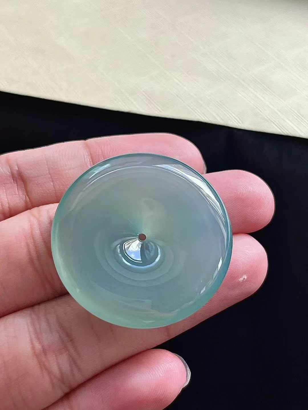 76321 翡翠平安扣 (32.4mm直徑)