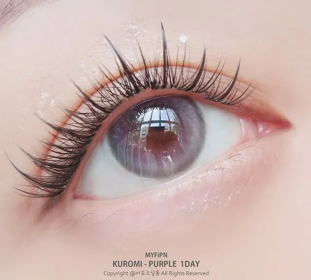 FiPN x Kuromi 1 Day Purple｜日拋彩妝隱形眼鏡｜每盒10片